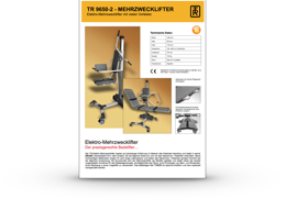 Prospekt TR Elektro Mehrzwecklifter - TR 9650-2
